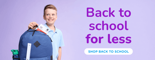 Back to School for less Banner