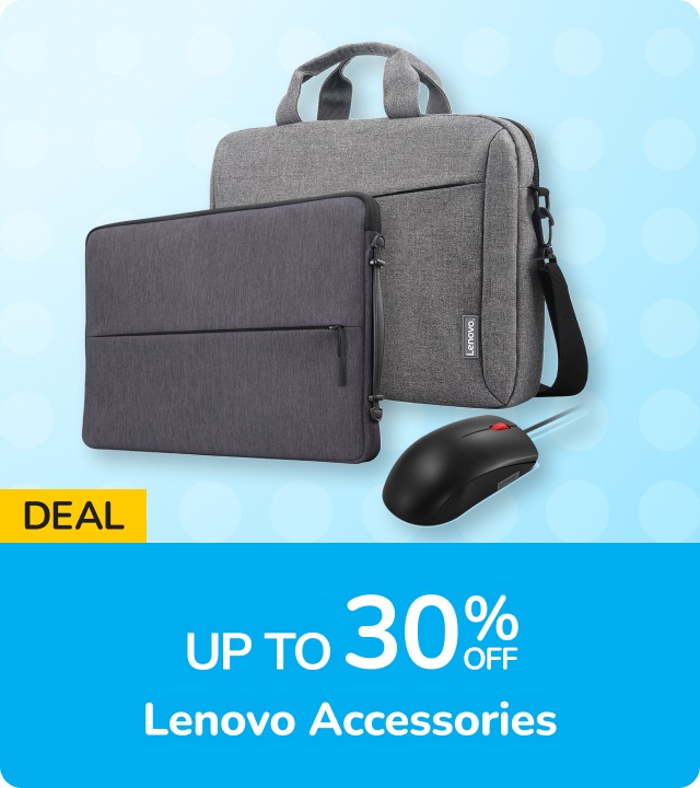 H1:Lenovo Accessories H2: 30% Off