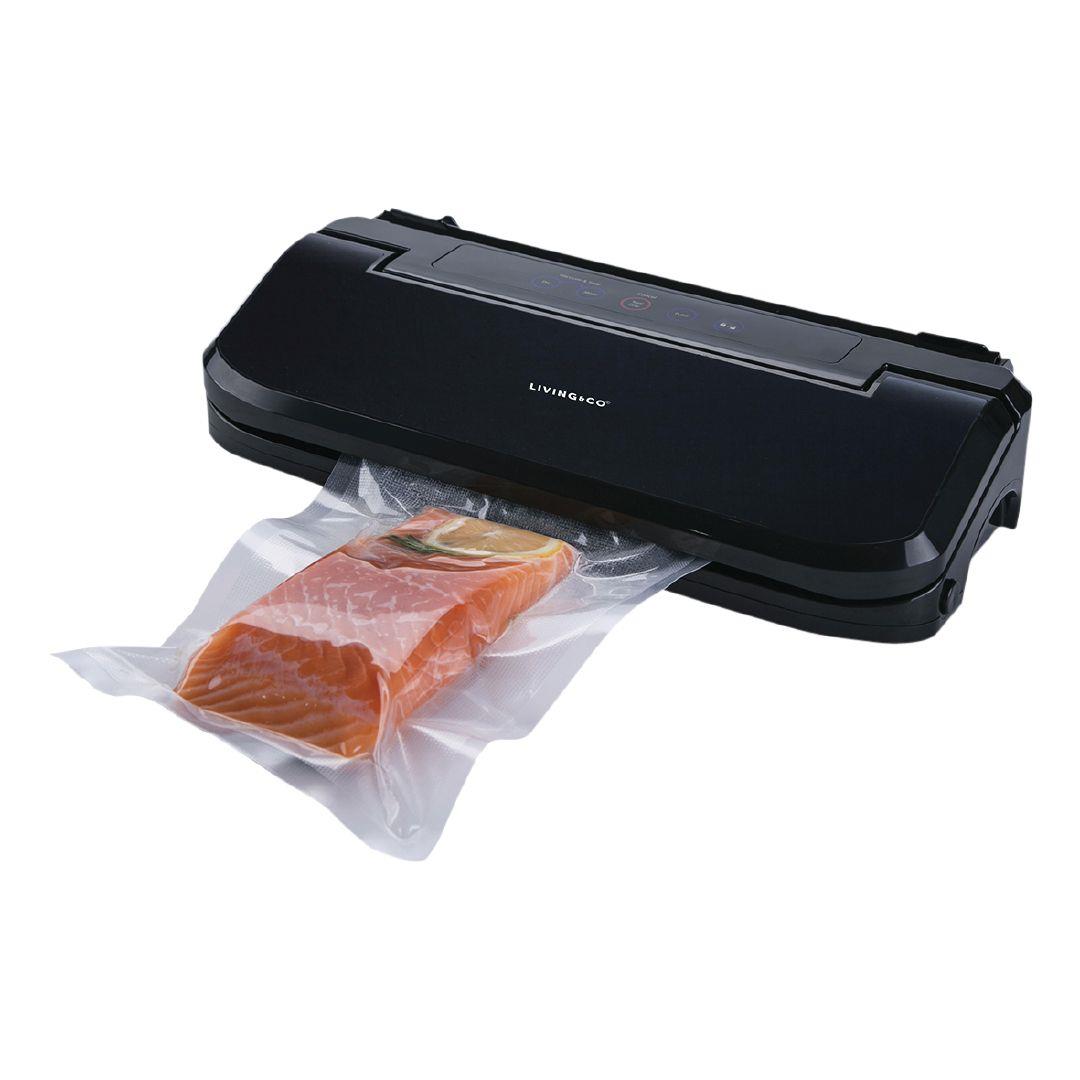 Living & Co Vacuum Food Sealer Black Warehouse Stationery, NZ