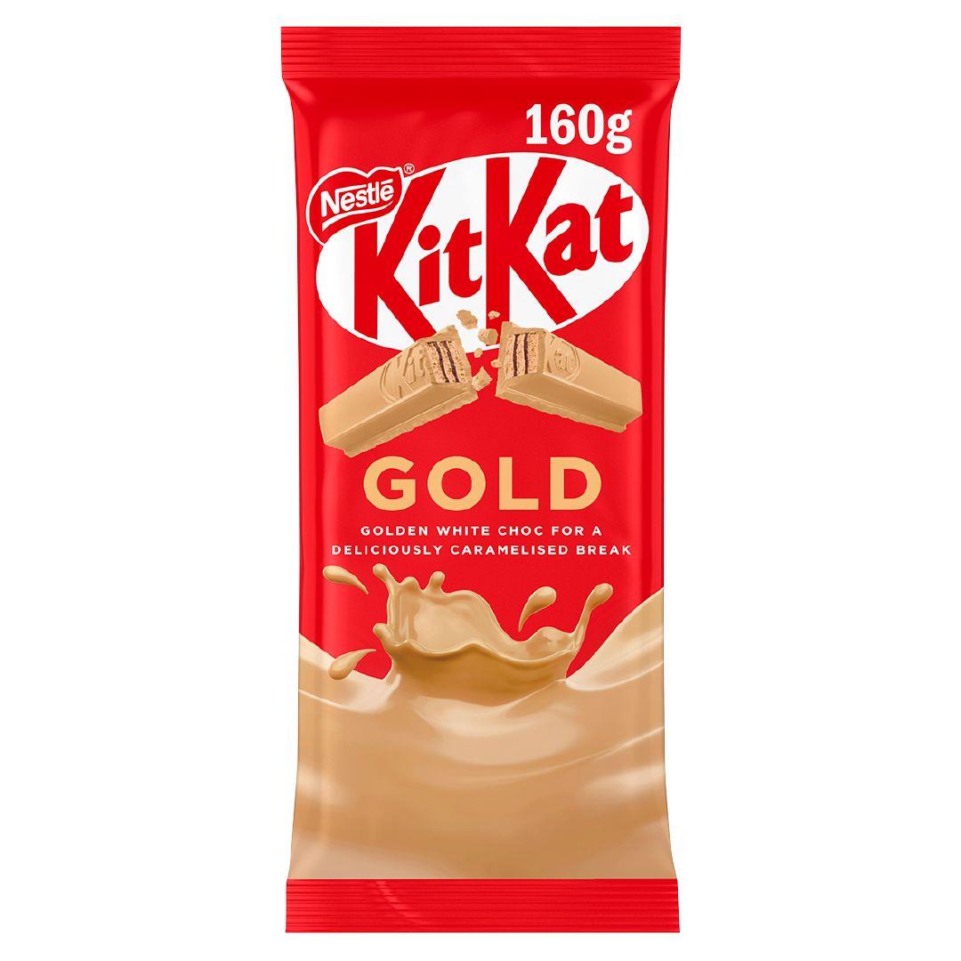 KitKat Gold Block 160g Warehouse Stationery, NZ