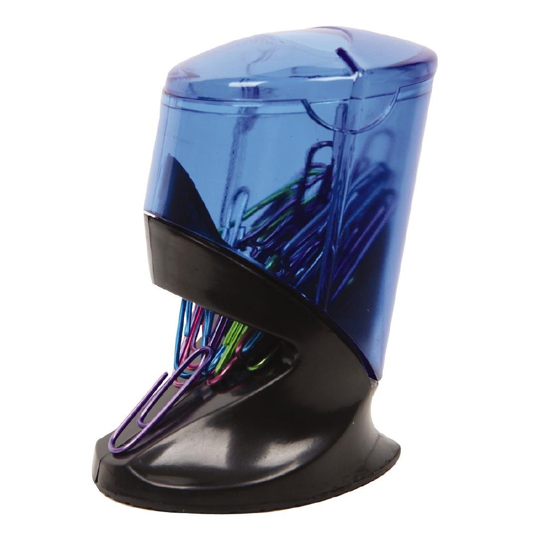 Impact Paperclip Dispenser 30 Pack Blue Mid Warehouse