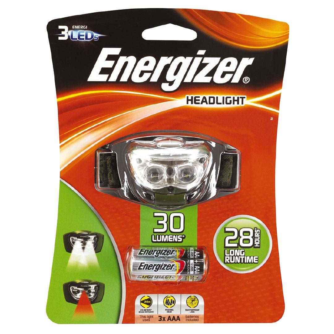 Energizer LED Headlight With 3 AAA Batteries Warehouse Stationery, NZ