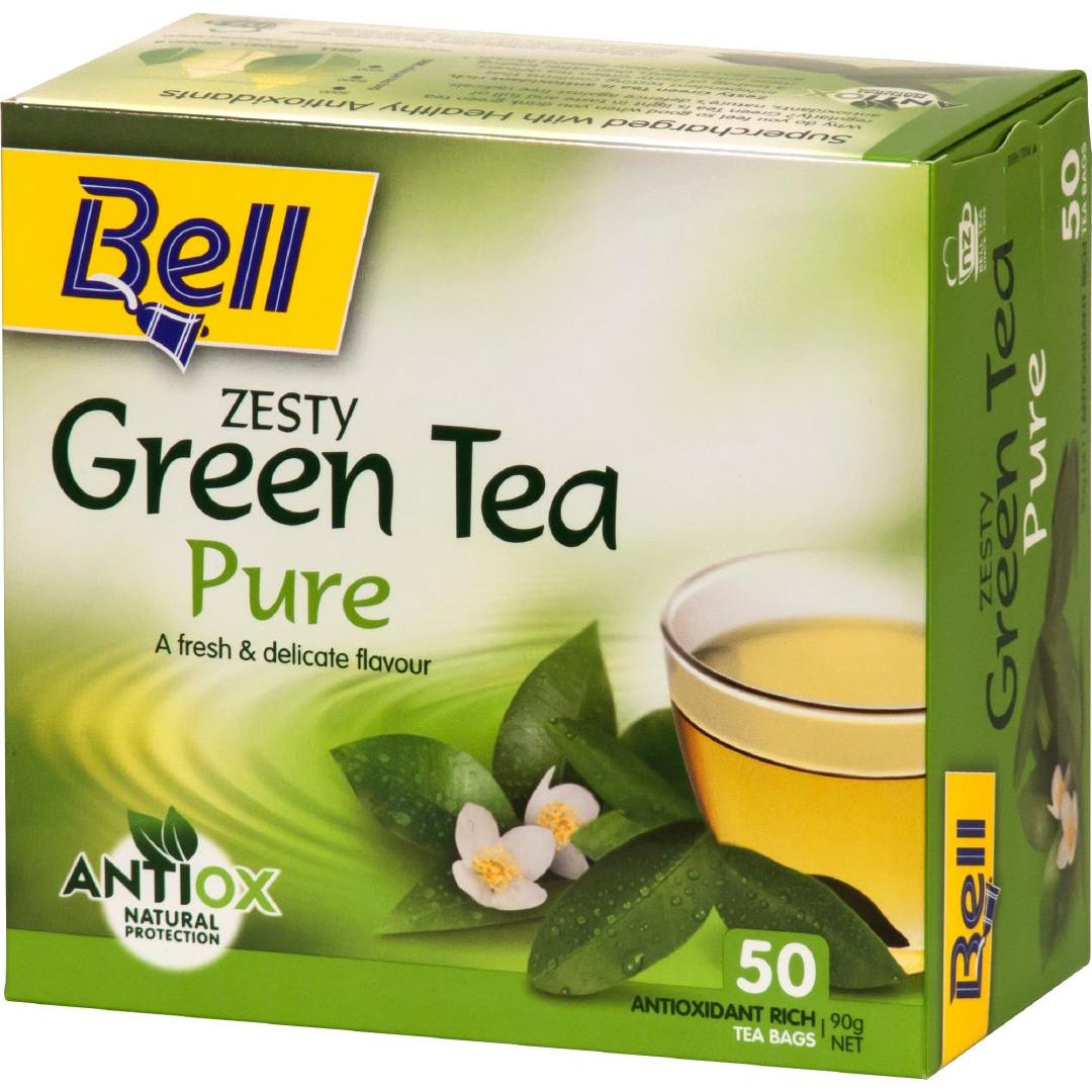 Bell Green Tea Pure Tea Bags 50 Pack Warehouse Stationery, NZ