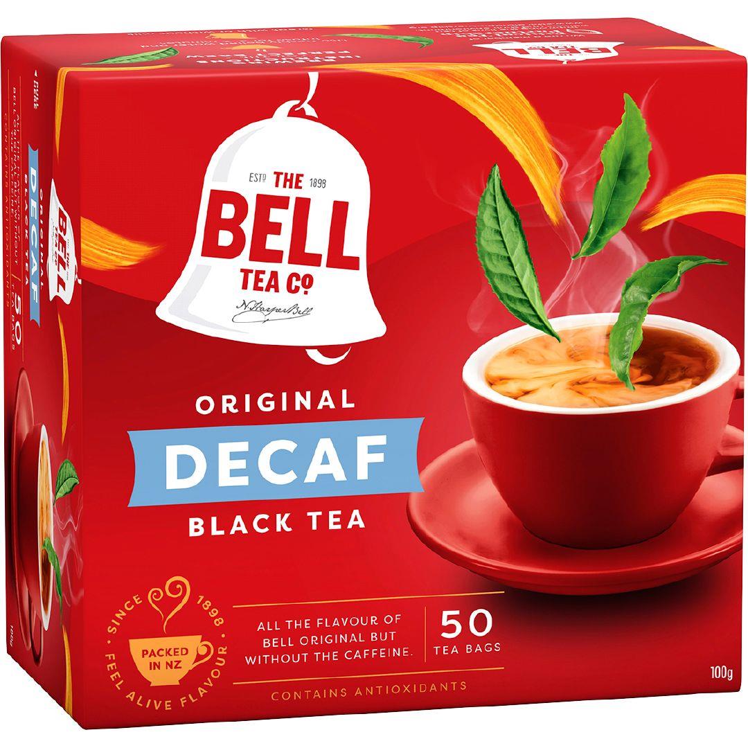 Bell Original Decaf Tagless Tea Bags 50 Pack Warehouse Stationery, NZ