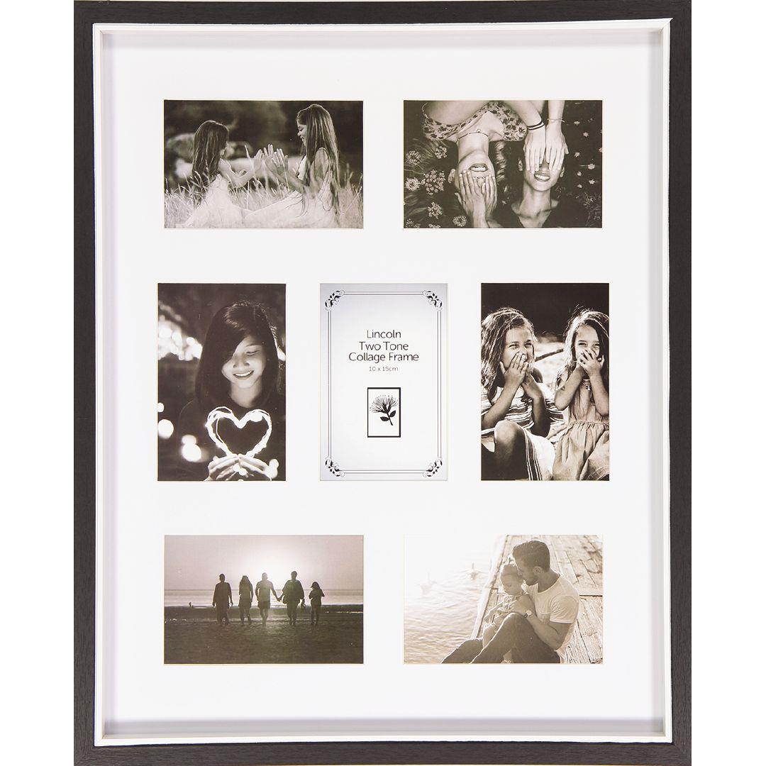 uniti two tone collage box frame black 40 x 50cm warehouse