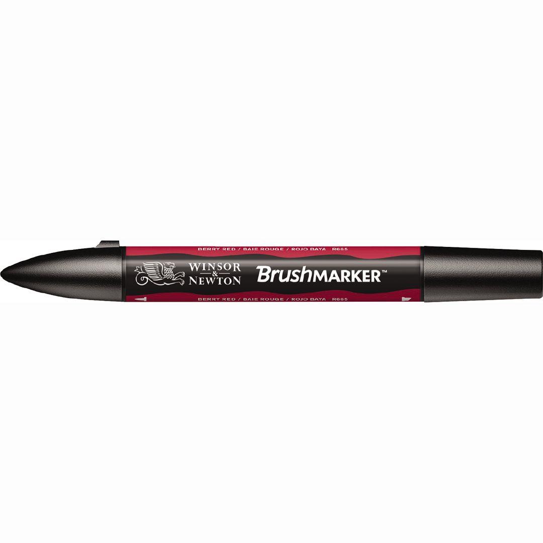 Winsor & Newton Brushmarker Single Berry Red 