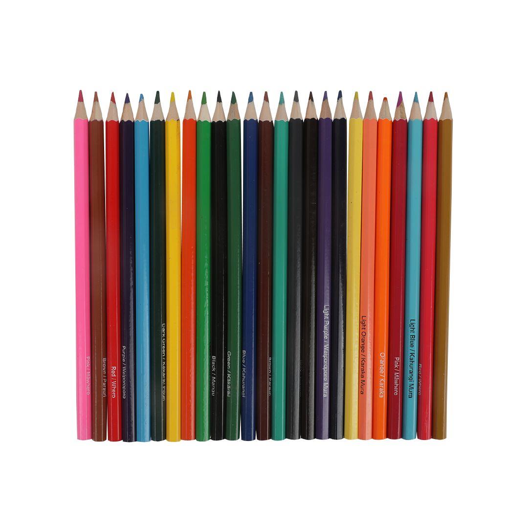 Kookie Te Reo Coloured Pencils 12 Pack