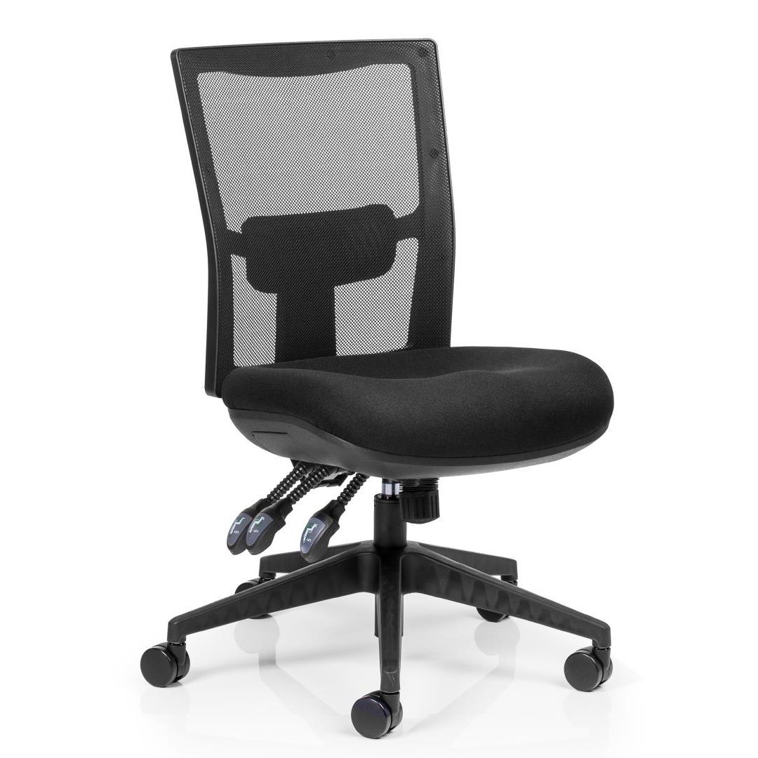 Chair Solutions Team Air Chair Black Warehouse Stationery, NZ