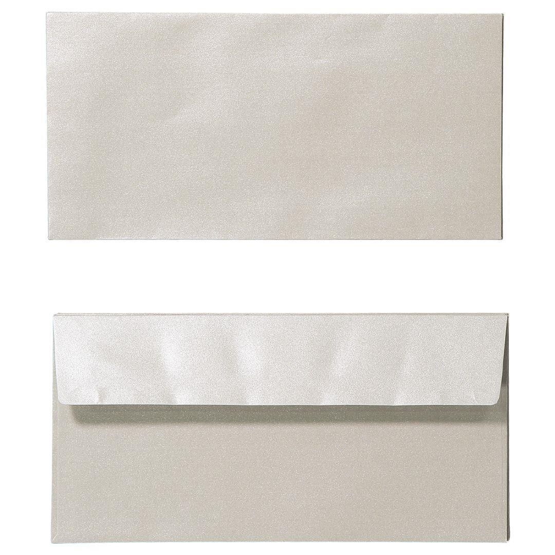 Create With DL Envelopes Metallic Slate 25 Pack Warehouse Stationery, NZ