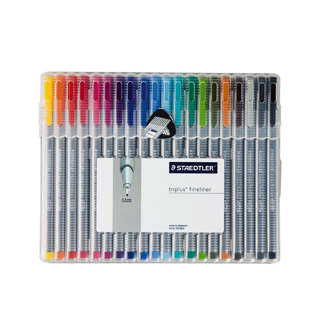 Staedtler Triplus Fineliner Pen 20 Pack Warehouse Stationery, NZ