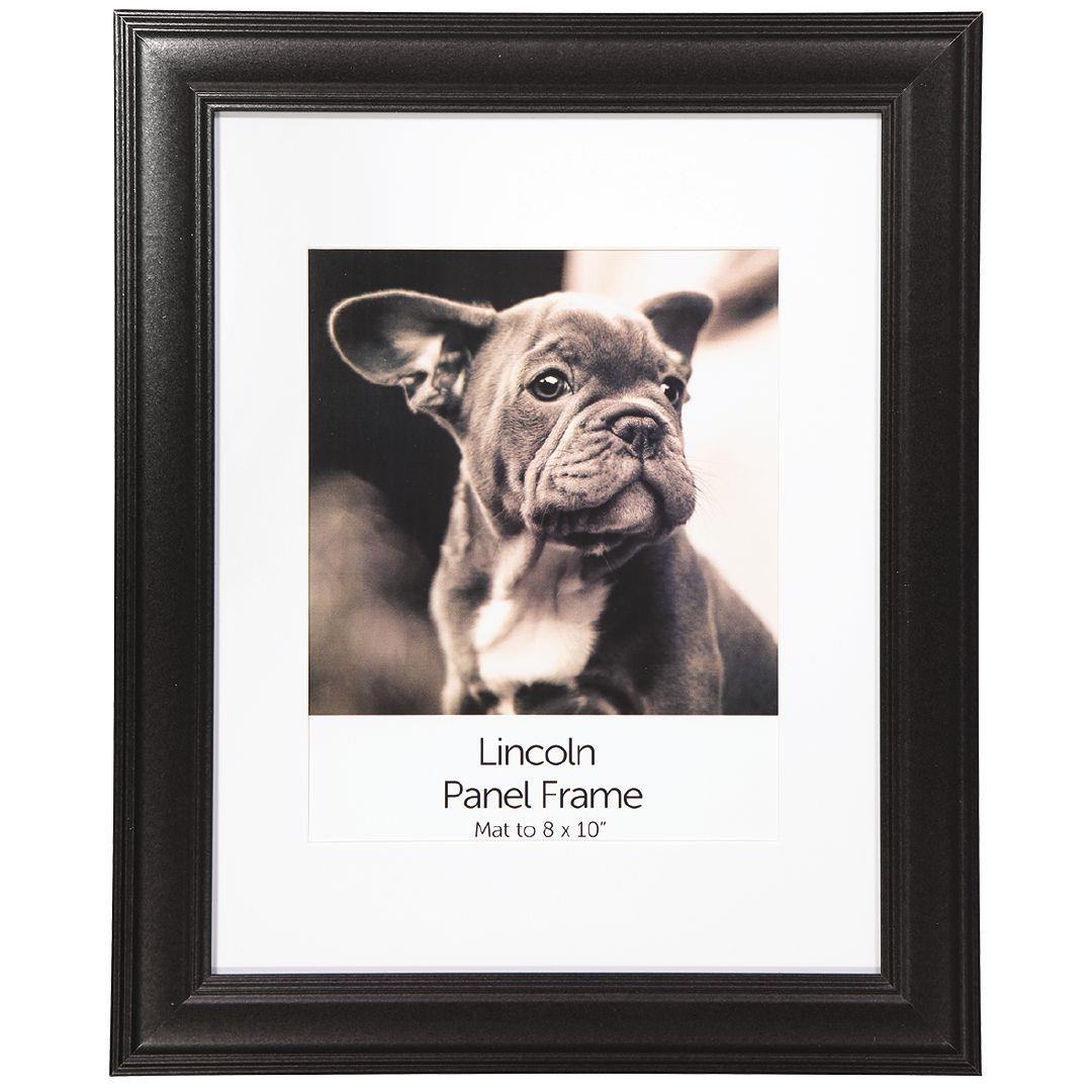Uniti Panel Frame Black 11x14 Mat To 8x10 Black Warehouse