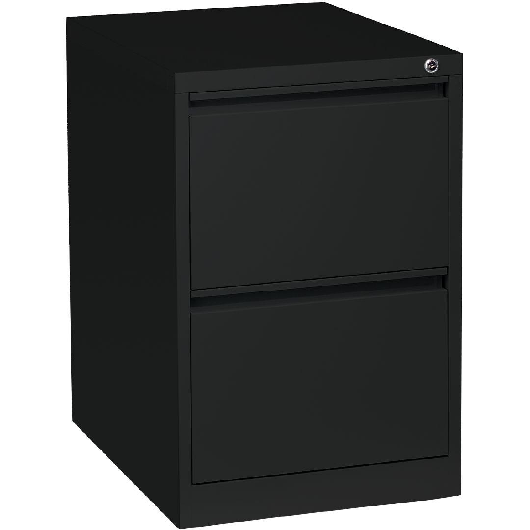 Precision Firstline 2 Drawer Vertical Filing Black Warehouse
