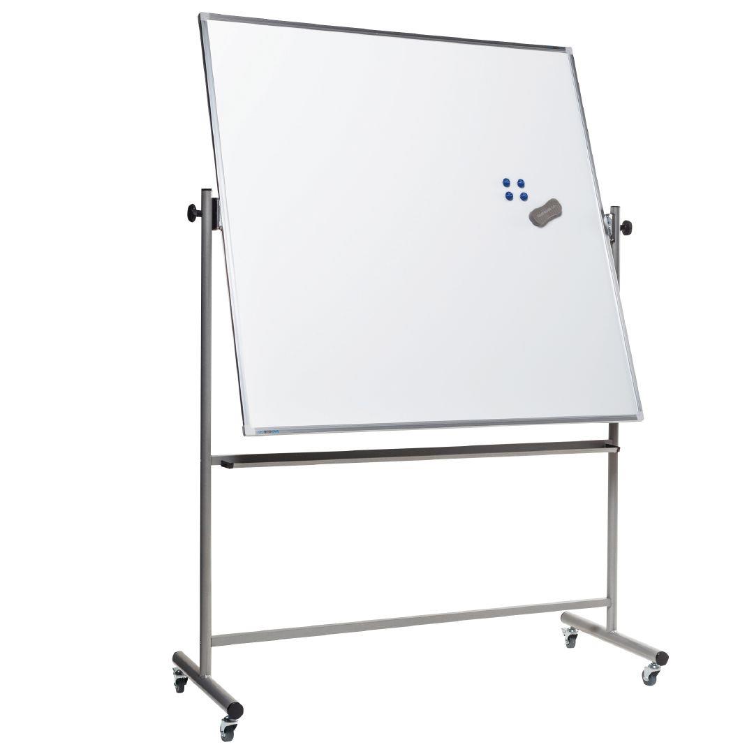 Boyd Visuals Lacquered Mobile Whiteboard 1200 x 1500mm White