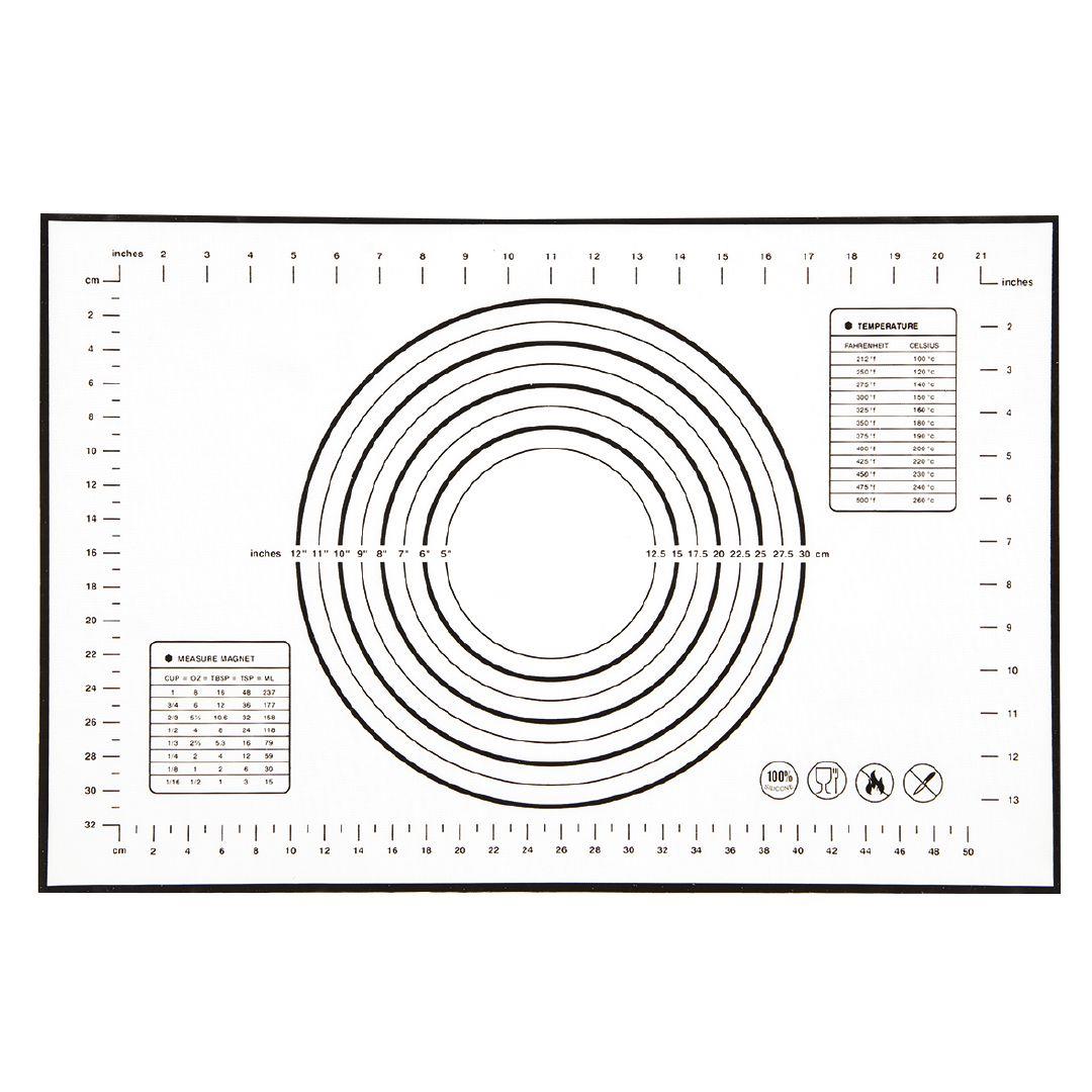 Living & Co Silicone Baking Mat Grey Mid 60cm x 40cm Warehouse