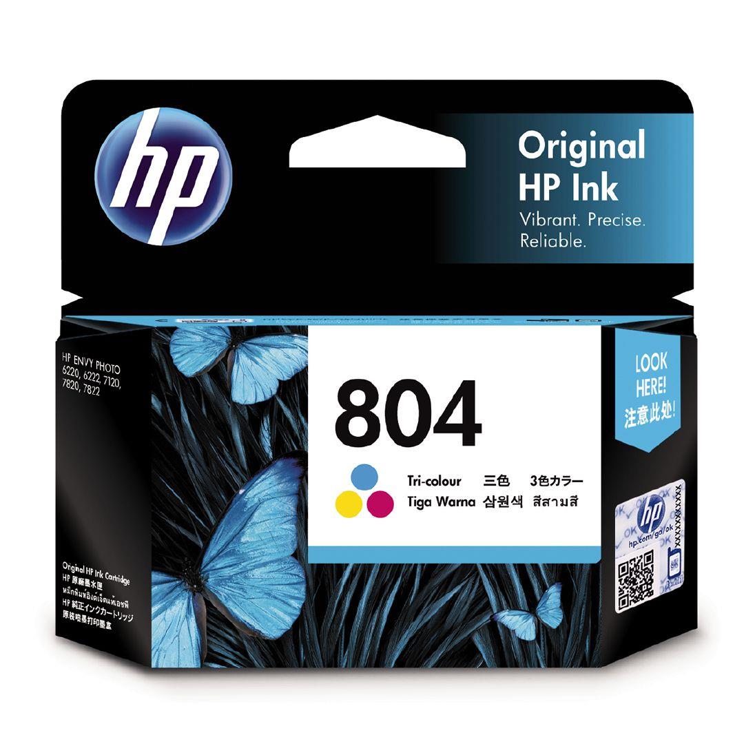 HP Ink Cartridge 804 Tri Colour (165 Pages) Warehouse Stationery, NZ