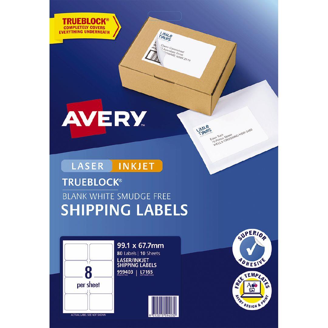 Avery Internet Shipping Labels 21 Pack 21 Per Sheet Inside Template For Labels 8 Per Sheet