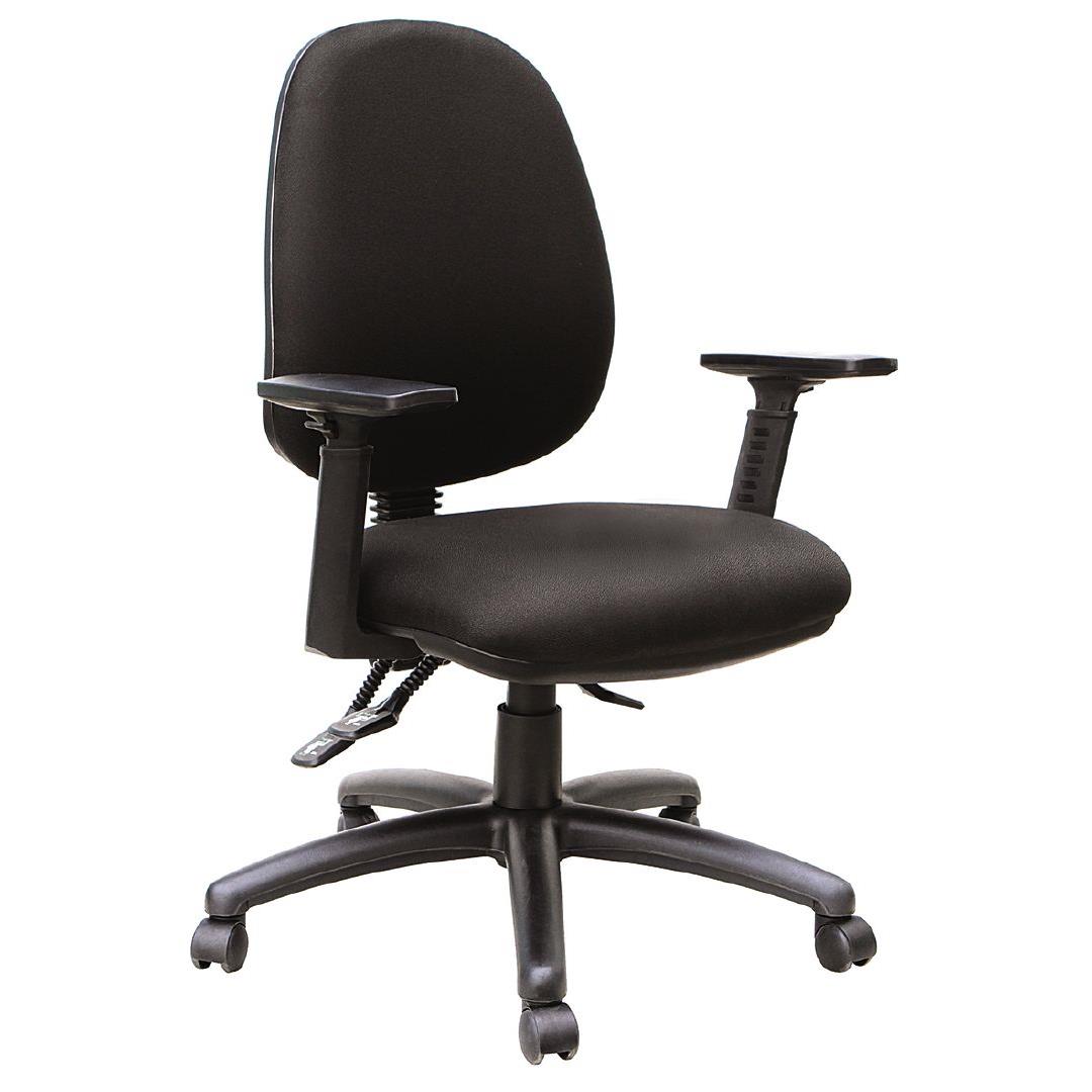 Buro Seating Mondo Java Highback Task Chair with Arms Black Warehouse