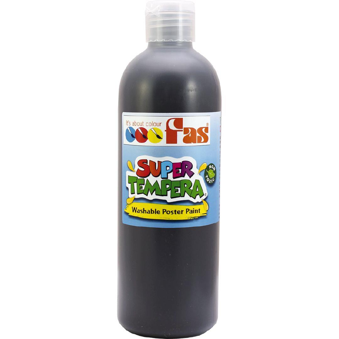 FAS Paint Super Tempera Black 500ml