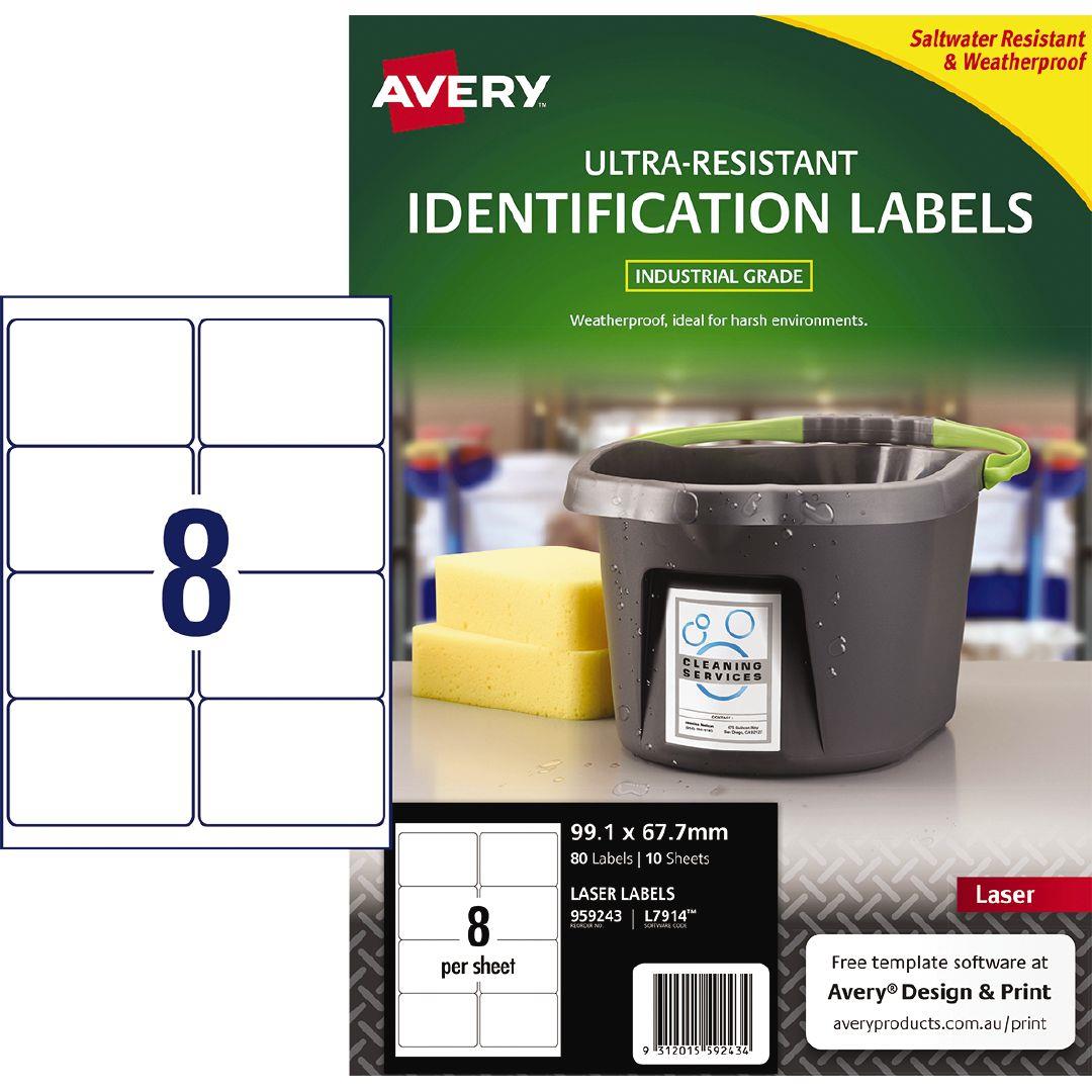 avery ultra resistant outdoor labels white 80 labels warehouse avery 80 labels