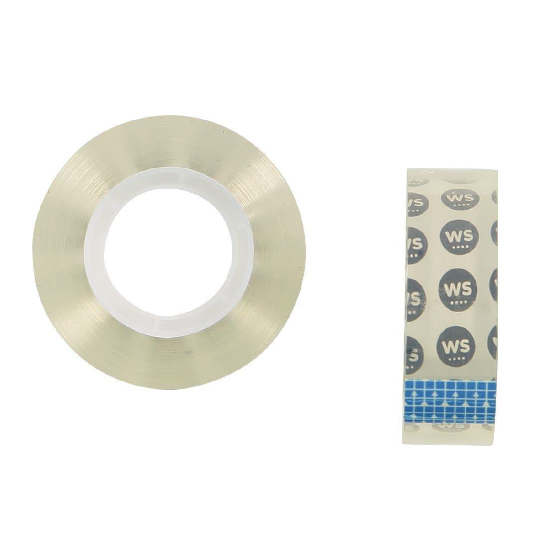 WS Office Clear Tape 18mm x 33m Small Core 2 Pack Warehouse
