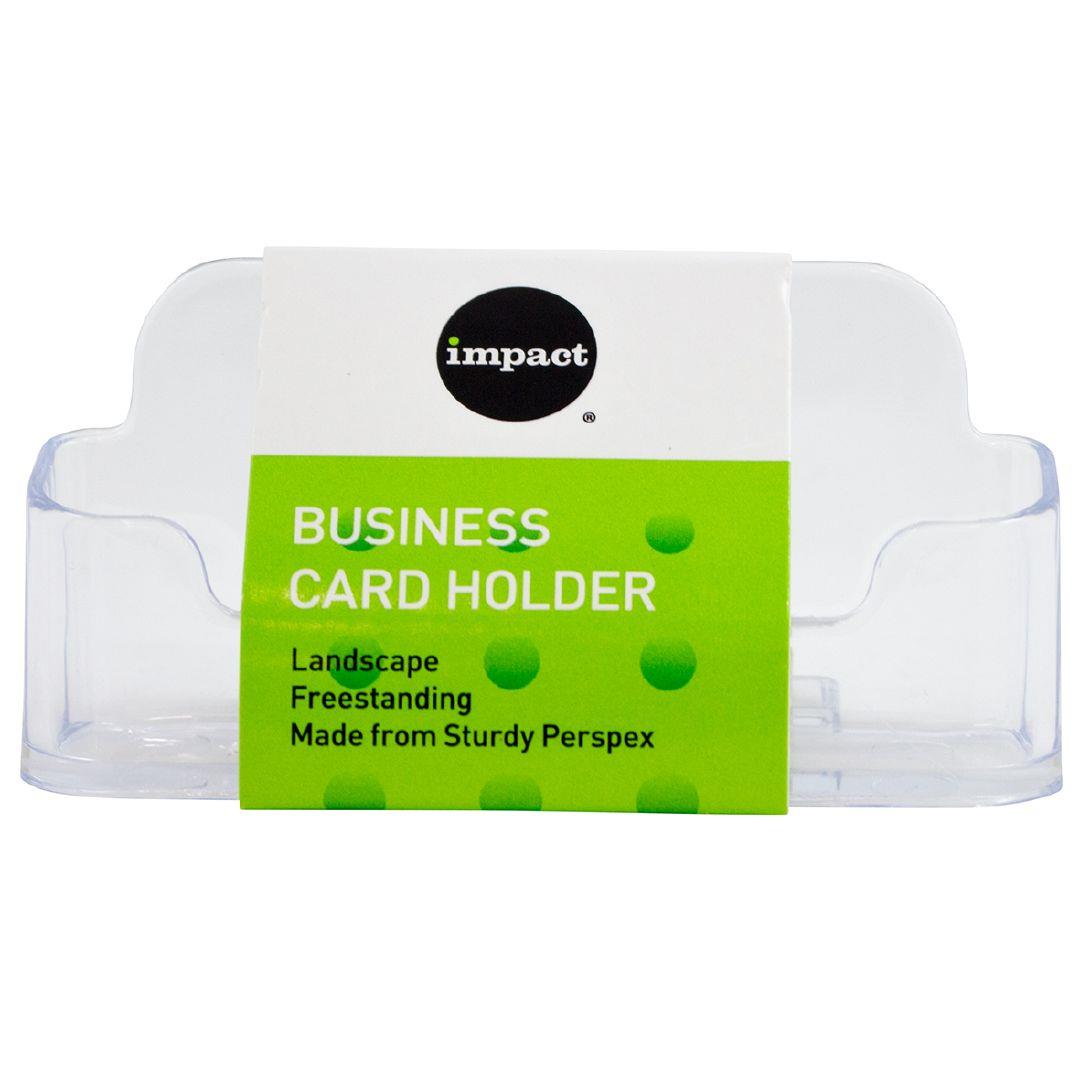 Impact Desktop Business Card Holder Clear Warehouse Stationery Nz Impact Desktop Business Card Holder Clear