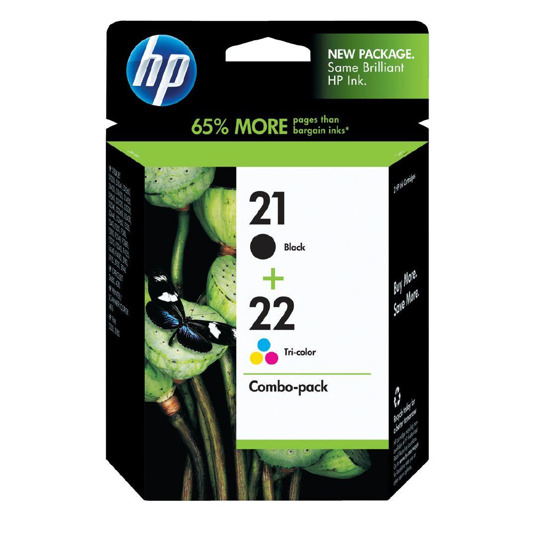 HP Ink Cartridge 21/22 Combo Pack Warehouse Stationery, NZ
