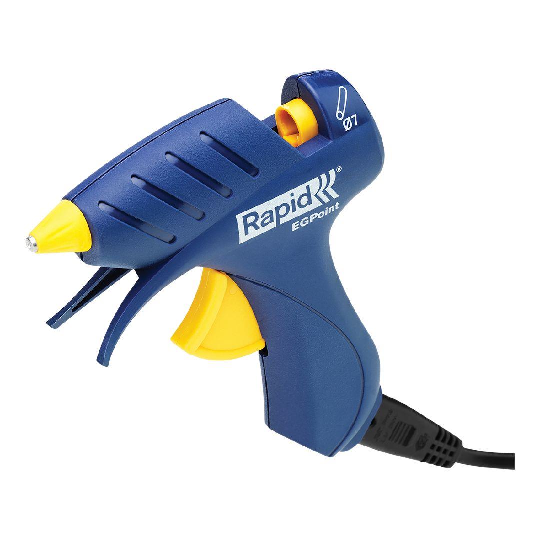 Cordless Hot Melt Glue Gun Rechargeable Quick Repairs High Temp Hot Glue Gun Kit with 30 Pcs Glue Sticks, Yellow