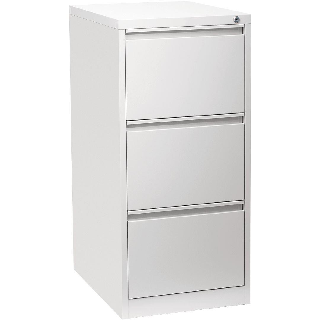 Precision Firstline 3 Drawer Vertical Filing White Warehouse