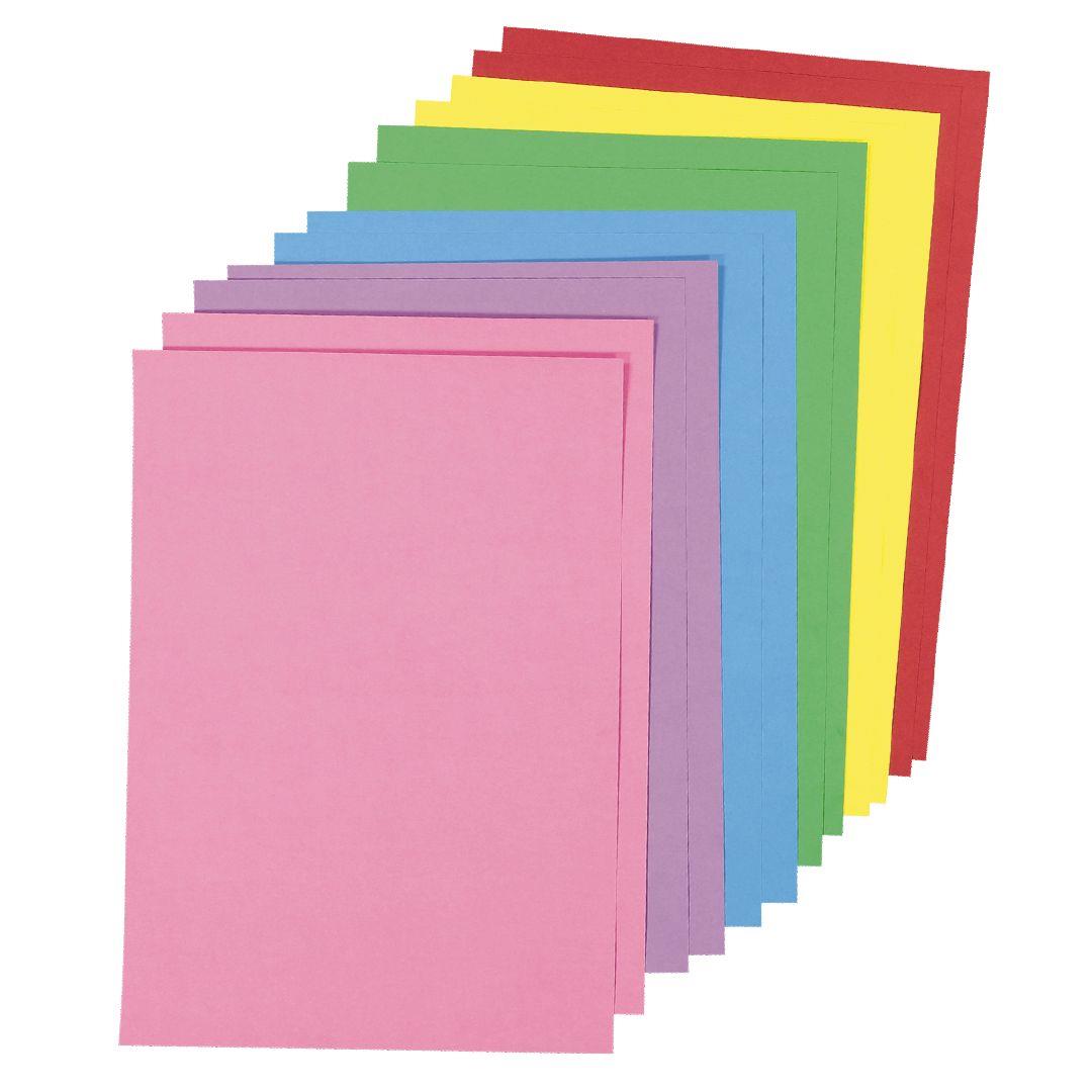 Uniti Value Cardstock 220gsm Brights 12 Pack A3 | Warehouse Stationery, NZ