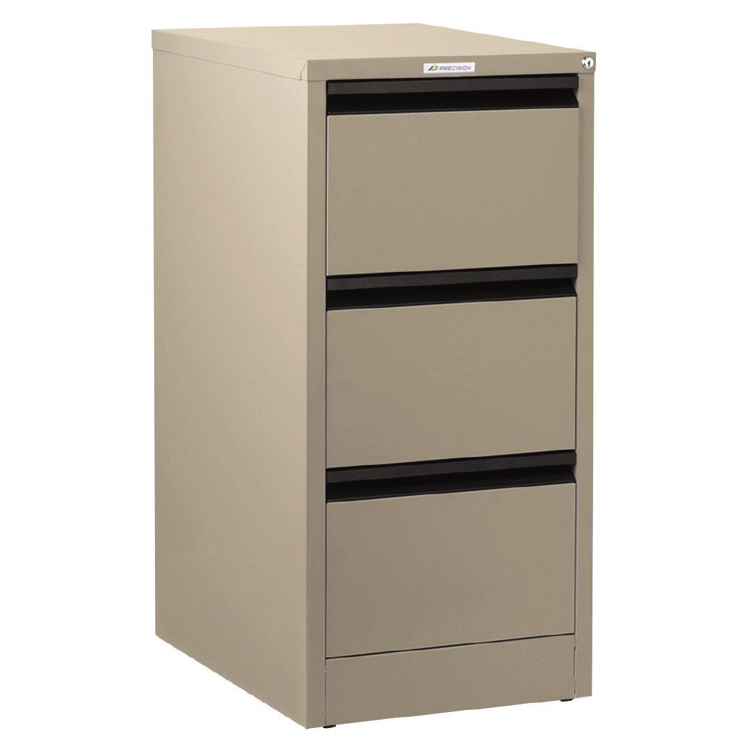 Precision Classic Filing 3 Drawer Dune Beige Warehouse