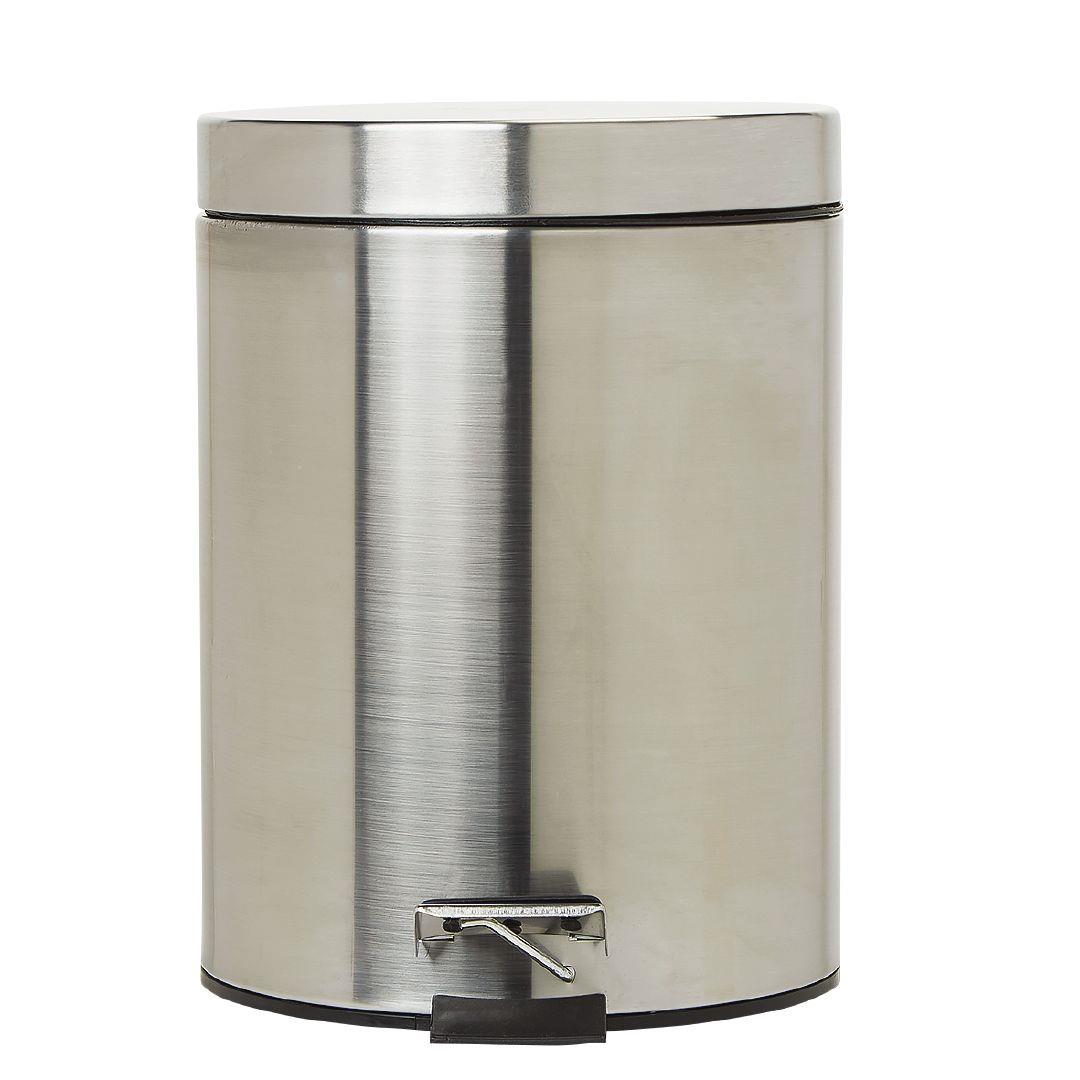 Living & Co Pedal Bin Stainless Steel 5L Warehouse Stationery, NZ