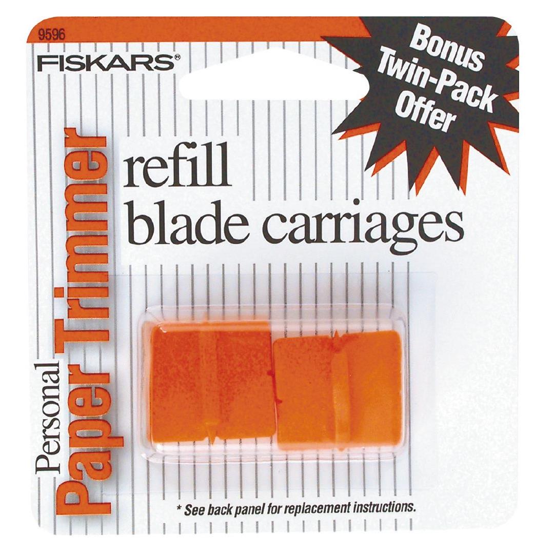 Fiskars Blades For Personal Trimmers 2 Pack Orange Mid