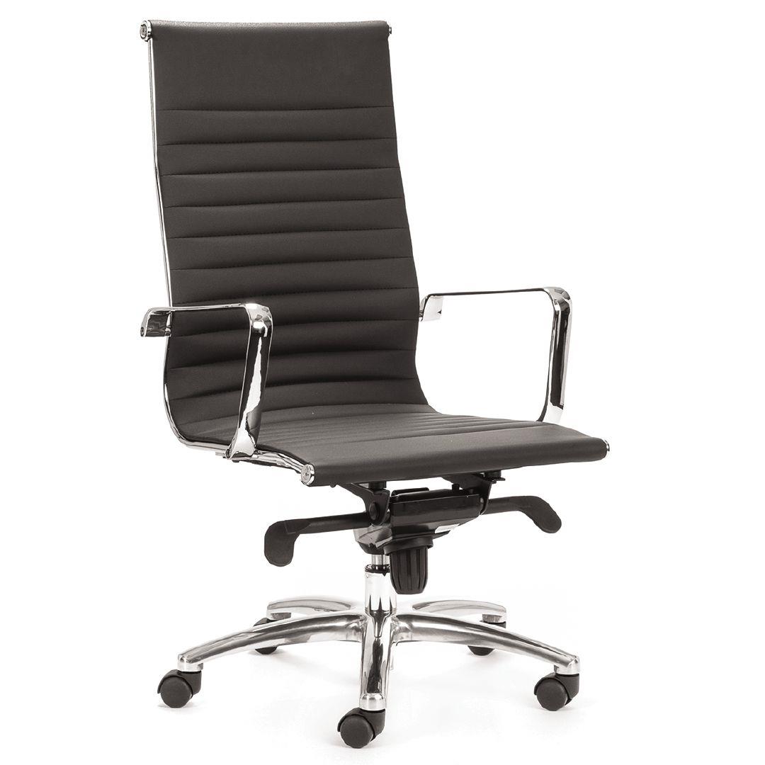 Chair Solutions Contempo Highback Black Pu Warehouse