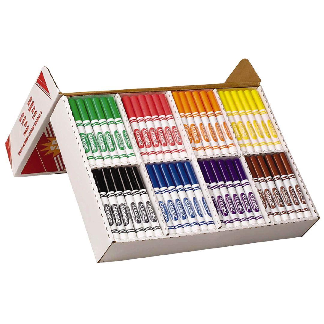 Faber-Castell Washable Broadline Jumbo Markers - 12 count