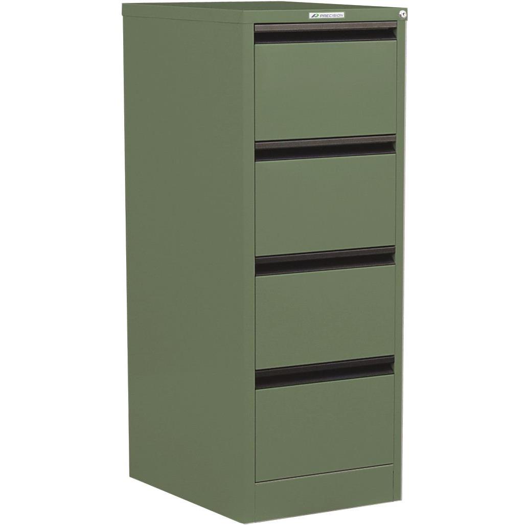 Precision Classic Filing Cabinet 4 Drawer River Gum Green ...