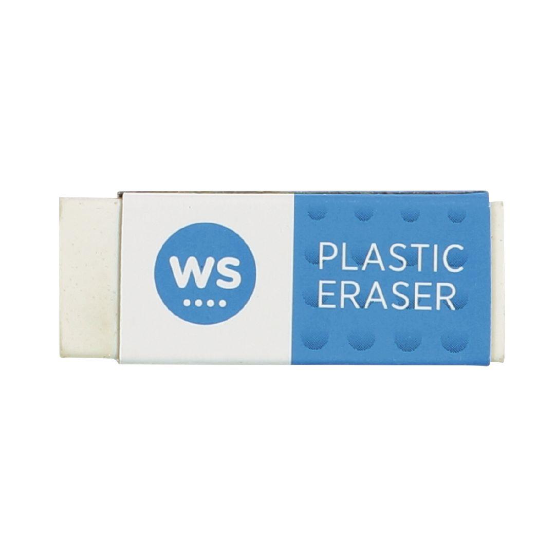 WS Eraser Single Loose White Warehouse Stationery, NZ