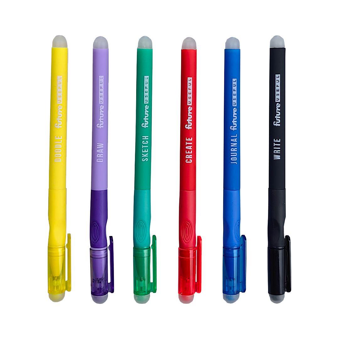 Future Useful Erasable Pens 6 Pack Warehouse Stationery, NZ