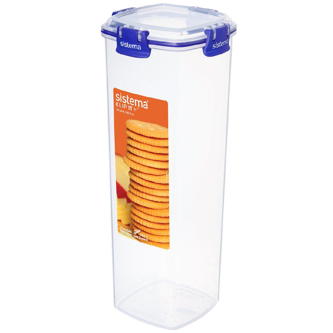 Sistema Food Storage, Polypropylene Assorted, 1L x 3