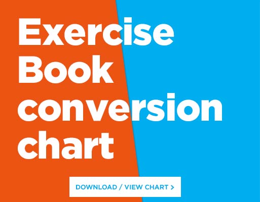 Download or view Exercise Book Conversion Chart PDF